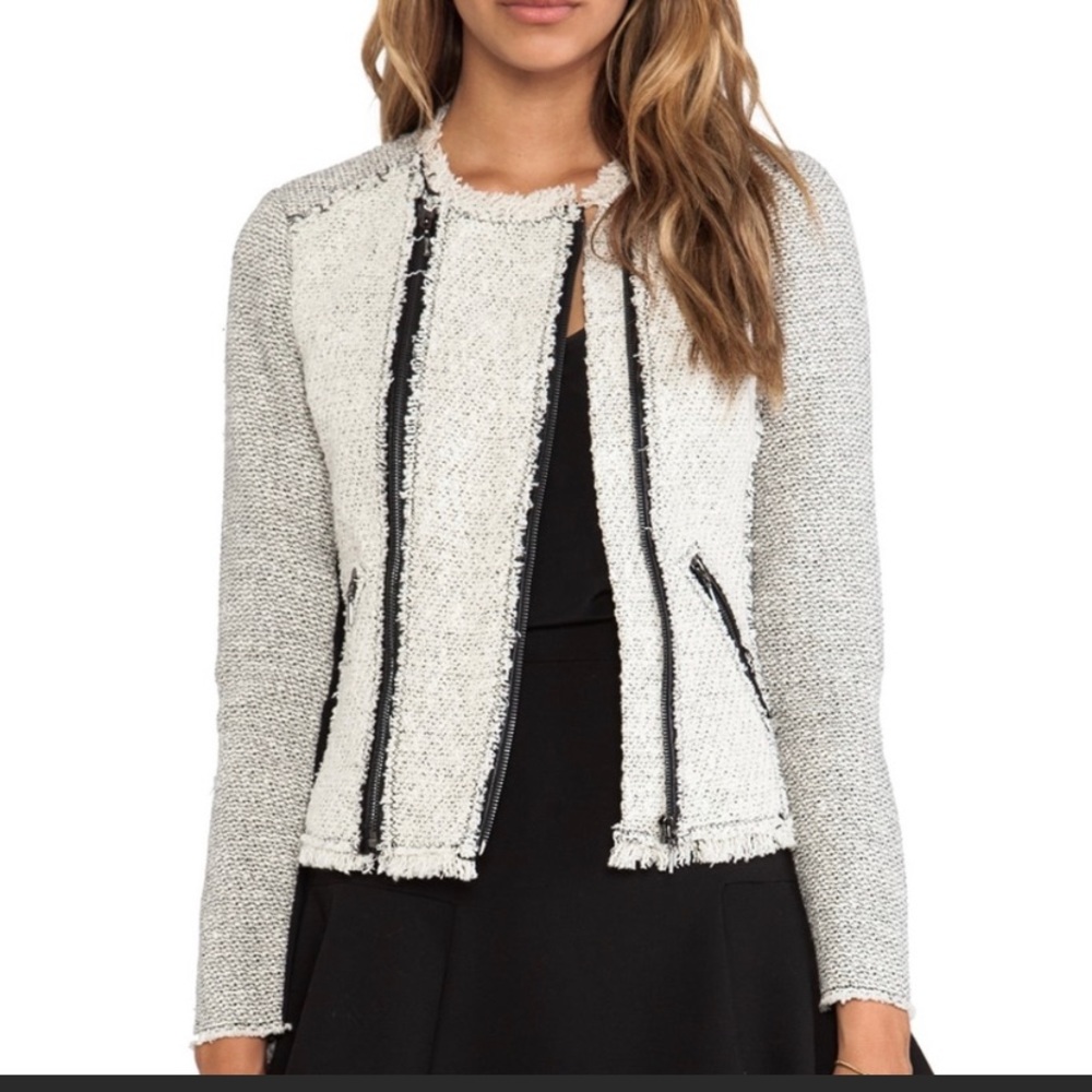 Rebecca Taylor LS Combo Tweed Jacket